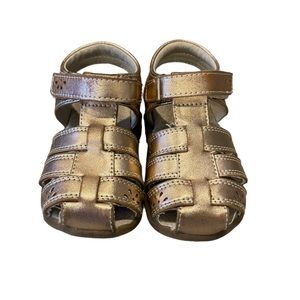 See Kai Run Size 7 Rose Gold Gloria Sandals